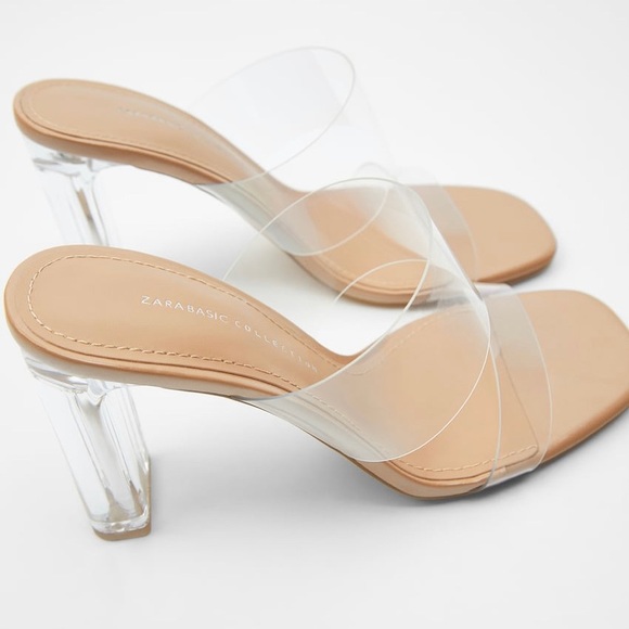 zara clear shoes